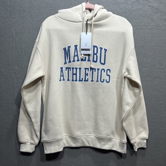 ASOS Daisy Street Oversized Hoodie w/ Vintage Collegiate Graphic Womens Size S - Picture 5 of 14